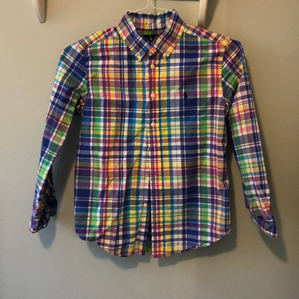 Boys Ralph Lauren dress shirt - Size M 10/12